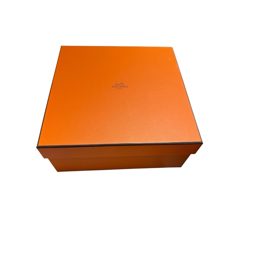 Hermès Orange Box with Ribbon – 8.25" Gift/Storage Size